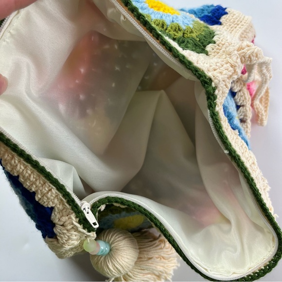 Handmade Granny Square Crochet Bag - Picture 11 of 11